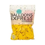バルーンエクスプレス 9インチ「イエロー」100個入り