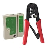 cozroom 8p / RJ - 45、ケーブル6p / RJ - 12、RJ - 11圧着、カット、ストリップツール、rj45 / rj12 / rj11ネットワークLANケーブルテスターツール