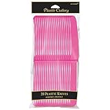 AmscanパーティーPerfect再利用可能なプラスチックナイフ( 20 Piece ) 20 pieces 4548.1030000000001