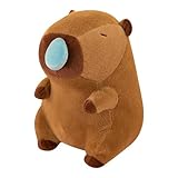 40CM カピバラぬいぐるみ、かわいいカピバラぬいぐるみ、引き出し可能な鼻水泡付きカピバラぬいぐるみ、漫画鼻水カピバラぬいぐるみフィギュア、カピバラ愛好家、ギフト&家の装飾用