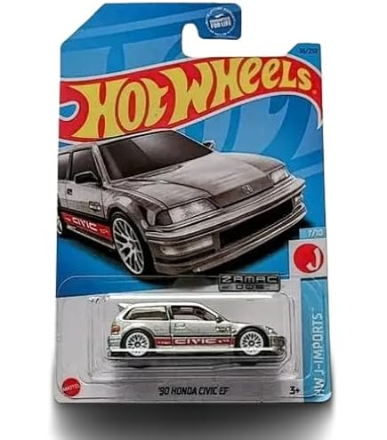 Hot Wheels Zamac 2018 Honda Civic Type R, [Silver] 81/250 Honda 2