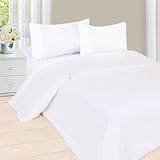Lavish Home 1200 4-Piece Sheet Set, King, White [並行輸入品]