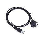 防水 USB 延長ケーブル USB 3.0 ポート 車 フラッシュ マウント コンセント コネクタ メス オス 交換用コード 屋外プラグ パネル マウント アダプター 車 トラック ボート オートバイ ダッシュボード パネル用