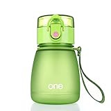 ONEISALL GYBL155 308MLワンタッチオープンタイプ水筒 赤ちゃん用子供用ストローマグボトル通園幼稚園通勤ボトル (green)