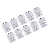 Non-brand PG25プラスチックIP68耐水性ケーブルグランドコネクタ16-21mmパック10