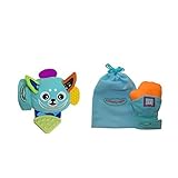 Yummy Buddy and Yummy Mitt Teething Mitten Bundle- BLUE (1 of each included) [並行輸入品]