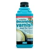 Polyvine Decorator's Dead Flat Varnish Quart 1 litre by Polyvine
