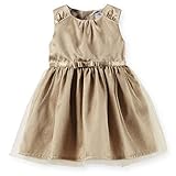 Carter's DRESS ベビー・ガールズ US サイズ: 18 Months カラー: ゴールド