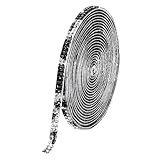 ラインストーンテープ 自粘着 キラキラ デコシール 幅4.5mm 2列 ダルメシアン柄 長さ90cm DIY用 多列 幅4.5mm〜18mm NANDELMO ND-0180-R04-DAL-4.5mm-2L