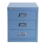 BISLEY ビスレー H123NL マルチ収納ケース / キャビネット Basic 12 ベーシック 12 【3段】ブルー TX [並行輸入品]