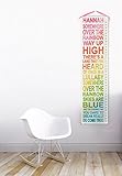 Finny and Zook gc000286 Personalized Somewhere Over The Rainbow Growth Chart