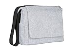 L?ssig Green Label Small Messenger Bag, black Melange