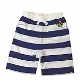 はらぺこあおむし ハーフパンツ ボーダー柄 THE WORLD OF ERIC CARLE 夏物 fpo-th7435-9330 100cm ネイビー