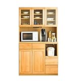 アルダー 無垢材 レンジ台 レンジボード 木製 北欧 幅105cm 食器棚 オープンボード 家電収納 キッチン収納 カントリー ナチュラルテイスト 大川家...