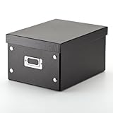 イーサプライ 組立 DVD 収納ボックス 17枚まで収納 ブラック EZ2-FCD037BK