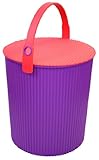 八幡化成 フタ付きバケツ sceltevie omnioutil(オムニウッティ) LL 20L パープル