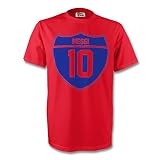 Lionel Messi Barcelona Crest Tee (red) - Kids
