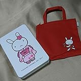 アランジアロンゾ うさぎ 2点セット ミニトートバック 缶