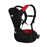 抱っこひも 赤ちゃん用抱っこ紐 ベビーキャリー おんぶもできる lanova 軽量 防寒 (簡単装着 幅広腰ベルト 通気性よい) ブラック