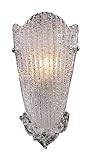 Elk 1510/1 1-Light Sconce In A Silver Leaf Finish [並行輸入品]