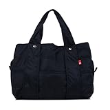 [マカロニックスタイル公式] MACARONIC STYLE 軽量 A4 巾着付き マザーズバッグ(18055) (ブラック)
