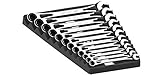 SK Hand Tool 80019 8mm - 19mm X-Frame Metric Ratcheting Wrench Set, 12-Piece [並行輸入品]