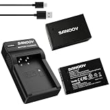 Sanoov LP-E17 2*1300mAh 大容量バッテリーFor RP R50 M6 Mark II EOSKiss X9 EOSKiss X10 EOSKiss X8i EOSKiss X9i EOSKiss X10i R10 R8 M3 M5 M6 EOS200D 8000D 9000D 750D 800D 760D 77Dデジタル一眼レフカメラ用