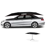 lanmodo車テントポップアップテント車、自動傘テント、もは、ビーチテントwith紫外線対策、耐水性、Proof風、雪、Fallingオブジェクトwithスタンド137.8 X 82.7インチ(3.