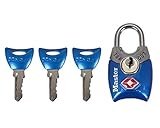 TSAシリンダー式南京錠　ブルー マスターロックセントリー日本