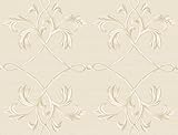 Warner BRL980116 April Acanthus Lattice Wallpaper, Silver [並行輸入品]