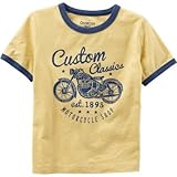 OSHKOSH(オシュコシュ) モトティ ゴールド トップス半袖Tシャツ 4歳【並行輸入】