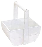 村田屋 【木製オーナメント】 ウッドプランター手付 大