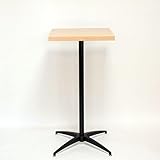 カウンターテーブル・ハイテーブル 幅52×奥行52×高さ102cm (ナチュラル)