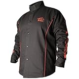 BSX ビーエスエックス フレームレジスタント コットン （難燃性コットン） ウェルディング （溶接用） ジャケット ブラック フレームス (M)