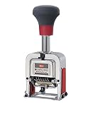 マックス スタンプ ナンバリング 6桁9様式 A字体 NR-609