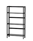 [送料無料][代引不可] 天然木フォールディングシェルフ 3段 ダークブラウン 簡単設置の折り畳みできるオープンラック、ディスプレイラック[1116] 新生活 引越