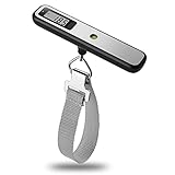 ラゲッジチェッカー Foneso 旅行はかり 電子吊り デジタル ラゲッジスケール 最大50kg スーツケース用 吊り下げ式 便利 軽量 風袋引き機能付