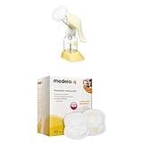 【セット買い】 メデラ 手動さく乳器 ハーモニー + 母乳パッド 60枚入り