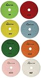 Toolocity 5DPDNGSETW 5-Inch Monster Dry Diamond Polishing Pad with White Buff, Set of 8 [並行輸入品]