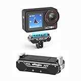 Tuvzylory 磁気クイックリリースマウント DJI Osmo Action 5 pro / 4/3用 アルミニウム合金構造 超軽量マウント アウトドアアドベンチャーシーカー スポーツ愛好家 Vlogger用