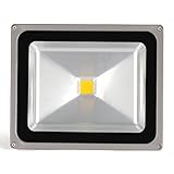 LEDMO 50W LED Flood Lights, Waterproof IP65 for outdoor, Warm White, 3000K, 4000LM, 250W Halogen Equ