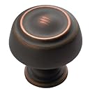 Amerock BP53700ORB Kane 1-3/16in(30mm) DIA Knob - Oil-Rubbed Bronze [並行輸入品]