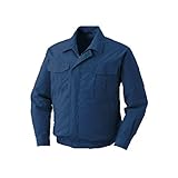 空調服 綿100％ ダークブルー L ／ リチウムイオンバッテリーセット CN303-L／CN192-S つくし工房
