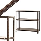 スマートラック NSTR-254 幅80×奥行30×高さ75cm 3段 ブラウン 40㎏/段