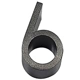 Yihiro アルミ合金 表札 数字ナンバー 6 横35x縦60x厚さ30mm ブラック