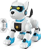 ロボット犬 音楽演奏 犬型ロボットプログラミング 音声制御電子 ペット ペット触れてインタラクティブ 犬 おもちゃ 男の子 女の子 誕生日プレゼント 癒やしい 子ども用電動ロボット家族クリスマス贈り物