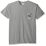 NCAA Coastal Carolina Chanticleers野球フレーム半袖ポケットTシャツ、Large、グレー