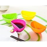 Dagly(TM) トマト塩酢砂糖味のスプライス用4PCS /ロットディップソーサーサラダ醤油ケチャップジャムディップクリップカップボウル料理