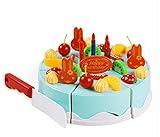 37セットベビー/子供DIYキッチンPlayset色認識おもちゃ（ランダムカラーケーキ）