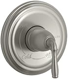 KOHLER K-T397-4-BN Devonshire Rite-Temp Pressure-Balancing Valve Trim, Vibrant Brushed Nickel [並行輸入品